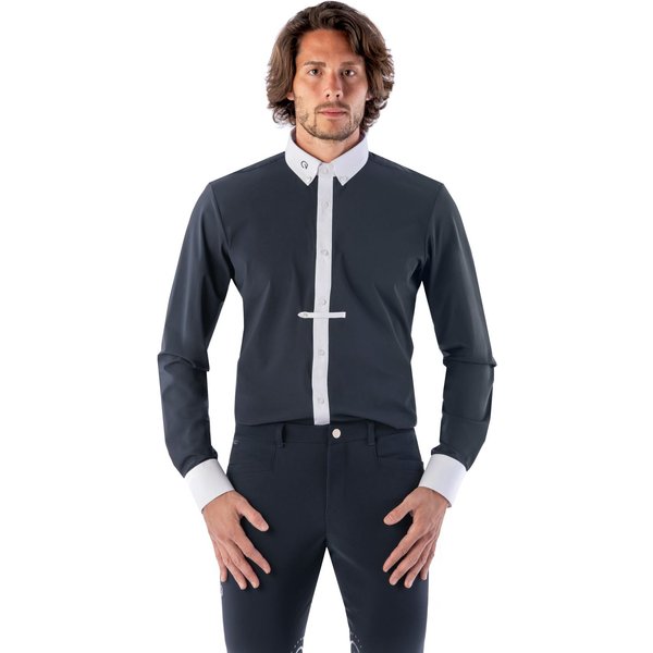 EGO7 Shirt ML Top-long sleeve Turniershirt Herren - navy, Größe 46