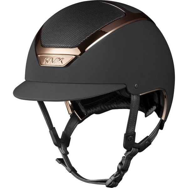 KASK Dogma Chrome Reithelm inkl. Liner - brown/everyrose, Größe 58
