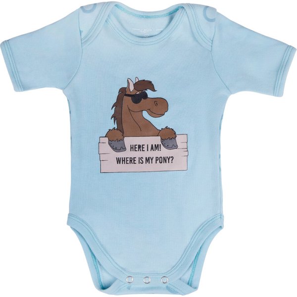 QHP Baby Body Bobby - baby blau, Größe 56
