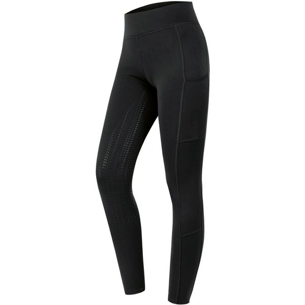 ELT Reitleggings Ella Glam Vollbesatz Damen und Kinder - schwarz, Größe 48