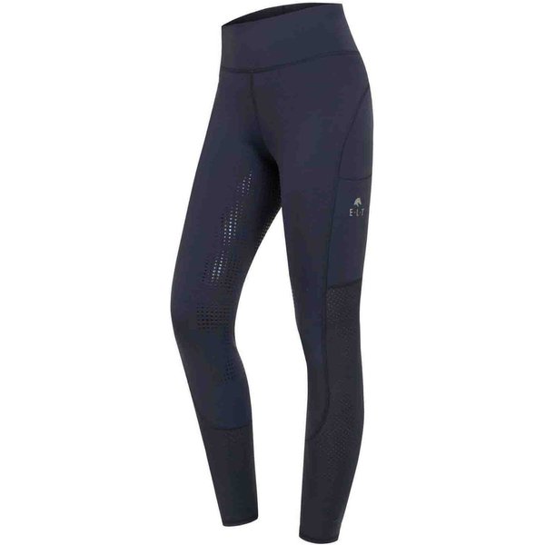 ELT Hannah Mesh High Waist Vollgrip Reitleggings Damen - nachtblau, Größe 44