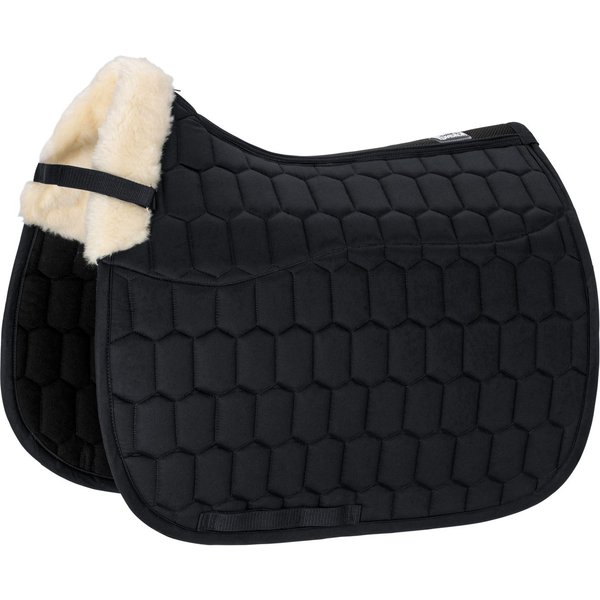 Eskadron Basic Cotton Evo-Wool Schabracke - black, Größe Vielseitigkeit-NEU