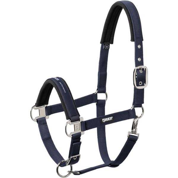 Eskadron Basic Pin Buckle Halfter - nightblue, Größe Warmblut-NEU