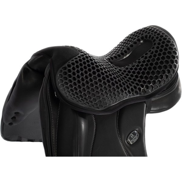 Acavallo Sattelsitzkissen Dressur Gel Out Ortho Coccyx 20mm - schwarz, Größe M