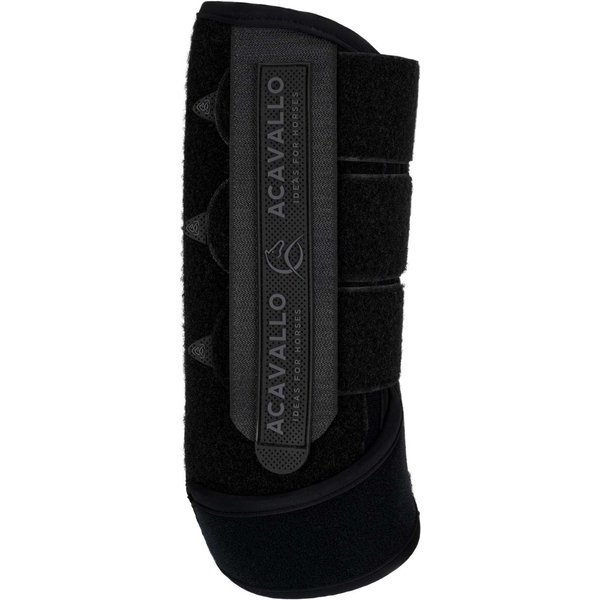 Acavallo New Respira Neopren Gamaschen mit Geleinlage vorne - schwarz, Größe 3
