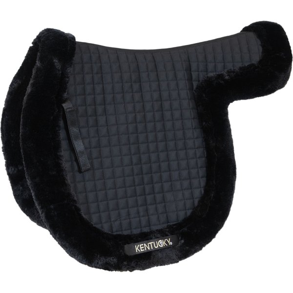 Kentucky Horsewear Saddle Pad Hunter vegan Sheepskin - schwarz