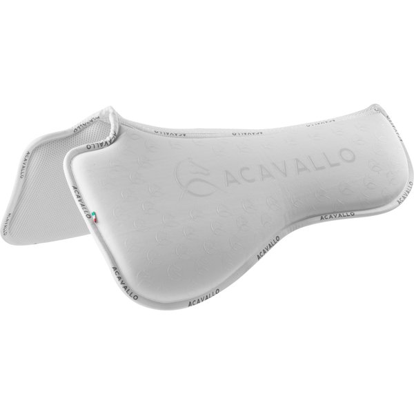 Acavallo Lyryca und Memory Foam Pad mit Bambusfasern Dressur - white/white