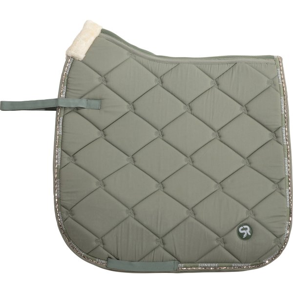 Sunride Dressurschabracke Wellington - olive, Größe Full