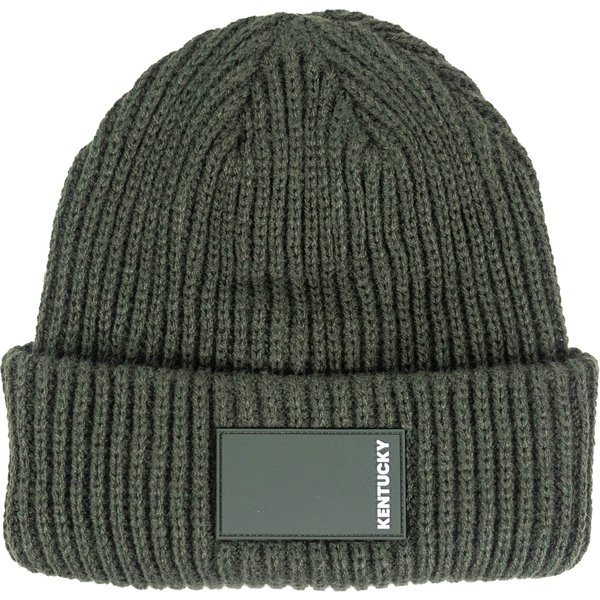 Kentucky Horsewear Beanie mit gummiertem Logo - dunkelgrün