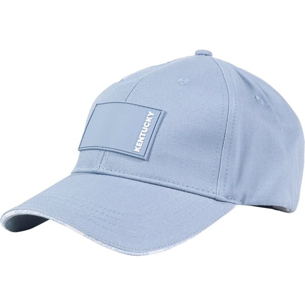 Kentucky Horsewear Cap mit gummiertem Logo - hellblau