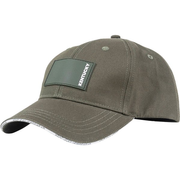 Kentucky Horsewear Cap mit gummiertem Logo - dunkelgrün