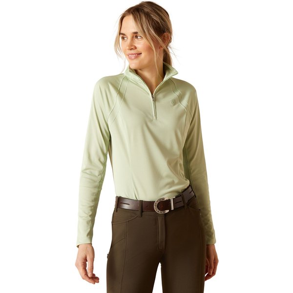 Ariat Sunstopper 3.0 Baselayer Damen - laurel green, Größe M