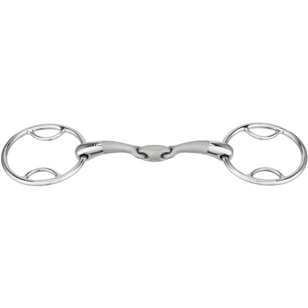 SPRENGER Satinox Multi Ring 14mm Doppelt Gebrochen Edelstahl Rostfrei - Silber, Größe 125