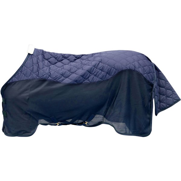 Kentucky Horsewear Transport Abschwitzdecke Fleece Mesh - navy, Größe 130
