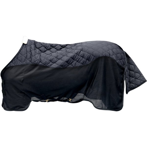 Kentucky Horsewear Transport Abschwitzdecke Fleece Mesh - black, Größe 165