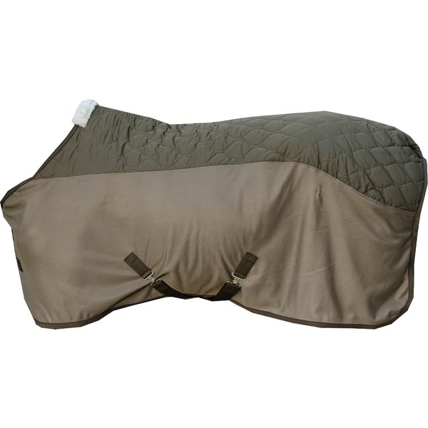 Kentucky Horsewear Transport Abschwitzdecke Fleece Mesh - darkgreen, Größe 145
