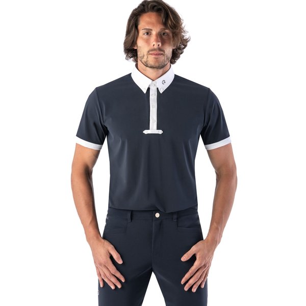 EGO7 MC Turniershirt kurzarm Herren - navy, Größe 50