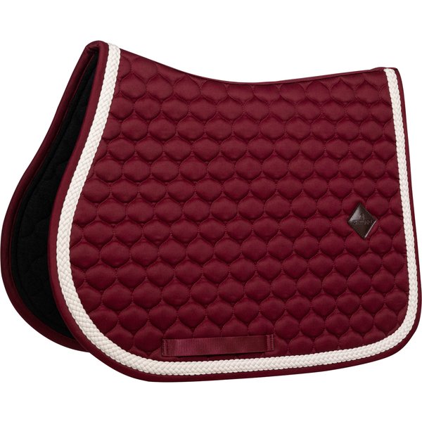 Kentucky Horsewear Schabracke Plaited Cord - bordeaux, Größe SR