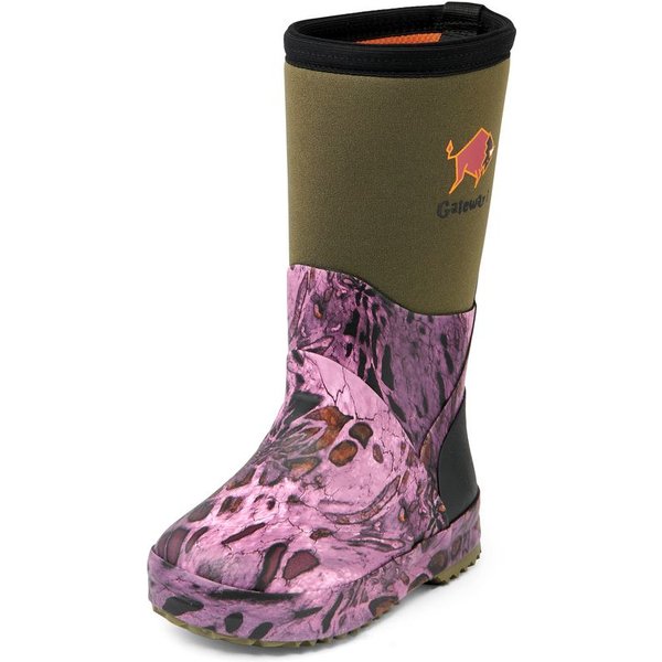 Gateway1 Wetland Master Kids 12" 7mm Gummistiefel - pink out, Größe 30