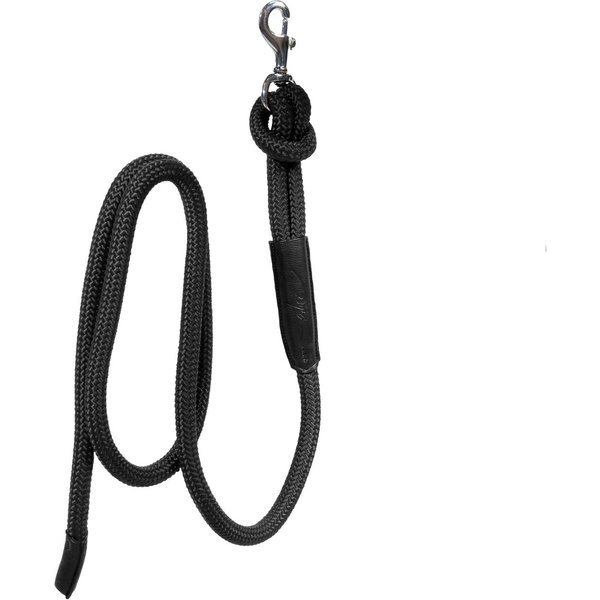Dyon Trainings Führstrick mit abnehmbarem Karabiner - schwarz