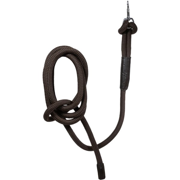 Dyon Trainings Führstrick mit abnehmbarem Karabiner - braun