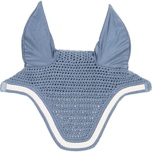 Kentucky Horsewear Wellington Plaited Cord Fliegenmütze Soundless - hellblau, Größe full soundless