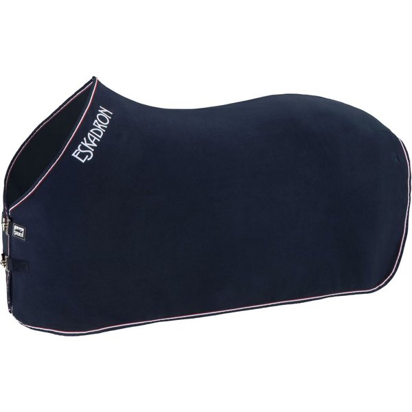 Eskadron Fleece contrast Shetty Abschwitzdecke - nightblue, Größe XXXS