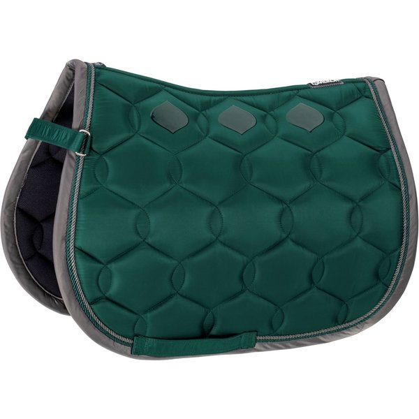 Eskadron Glossy Wave Contrast Shetty Schabracke - racinggreen, Größe XXS