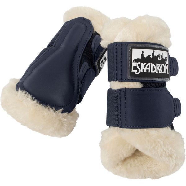 Eskadron Mesh Fauxfur Shetty Gamaschen - nightblue, Größe XXXS