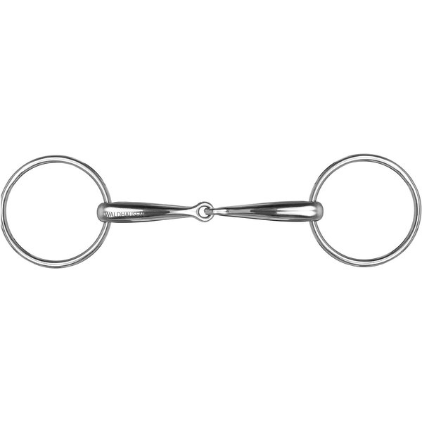 Waldhausen Unterlegtrense einfach gebrochen - Silber, Größe 14.5 cm