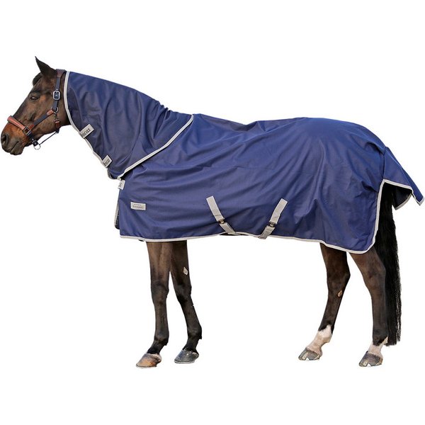 Euroriding Outdoordecke Bucas Turnout Extra 300g - navy, Größe 155 cm