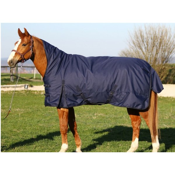 Euroriding Outdoor Decke Kodiak High Neck Zero 0 g - navy, Größe 165 cm
