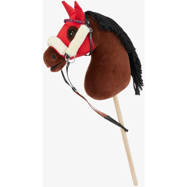 LeMieux Hobby Horse Stretch Maske - red