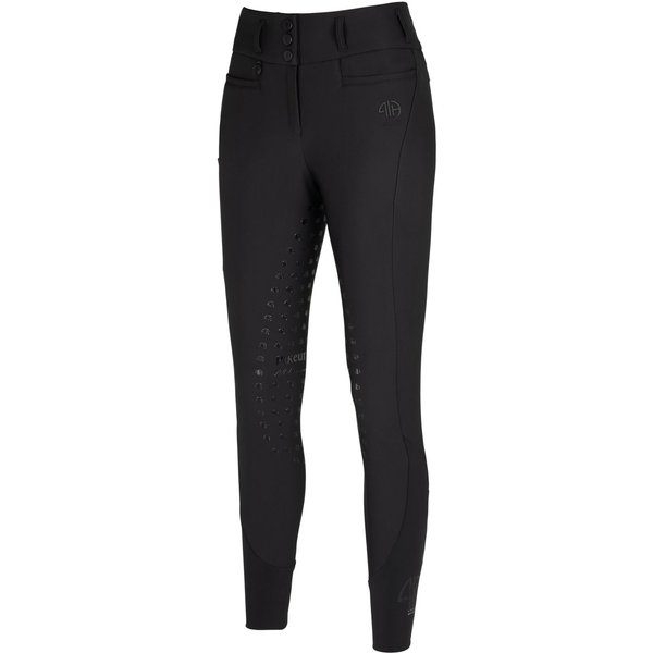 Pikeur Athleisure Linn Highwaist Vollgrip Winterreithose Damen - black, Größe 42