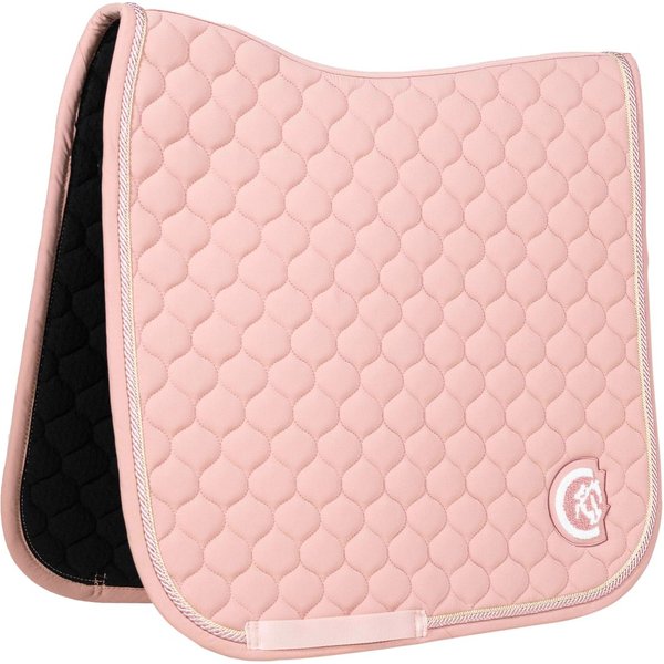 Kentucky Horsewear Schabracke Dressur mit 3D Logo Onion Quilt - alte rose, Größe Warmblut Dressur