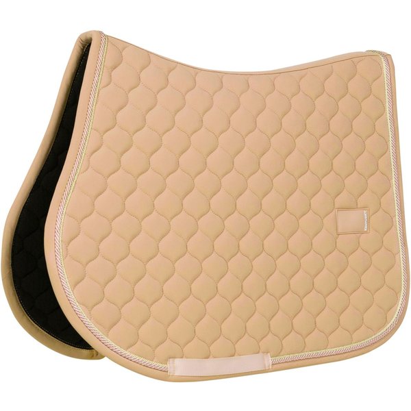 Kentucky Horsewear Schabracke Springen Rubber Logo - beige, Größe Warmblut Springen