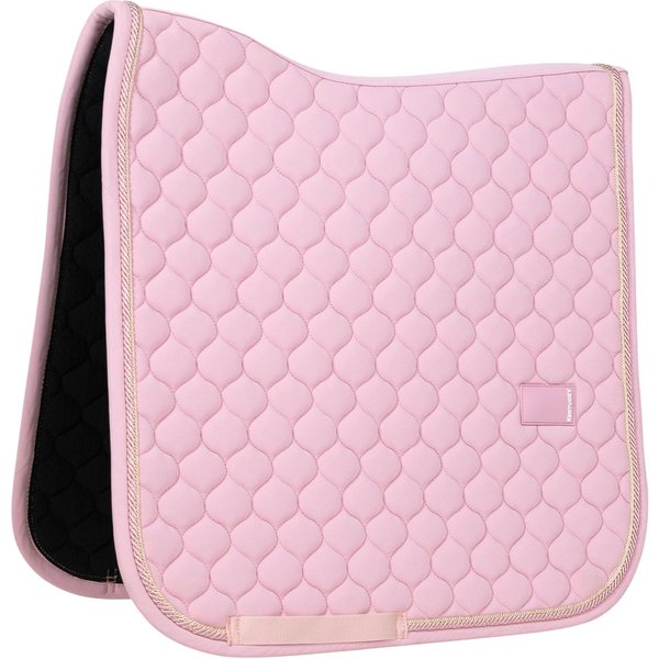 Kentucky Horsewear Schabracke Dressur Rubber Logo - hellrosa, Größe Warmblut Dressur