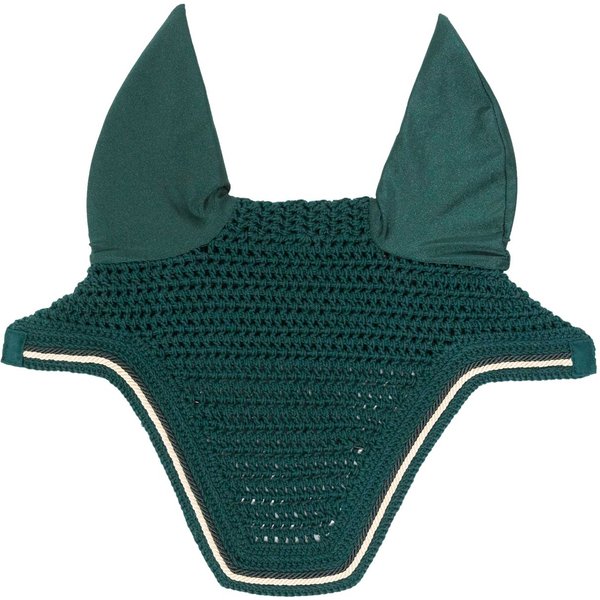 Kentucky Horsewear Fliegenmütze Fly Veil Wellington Diamond Rope SOUNDLESS - grün, Größe Full