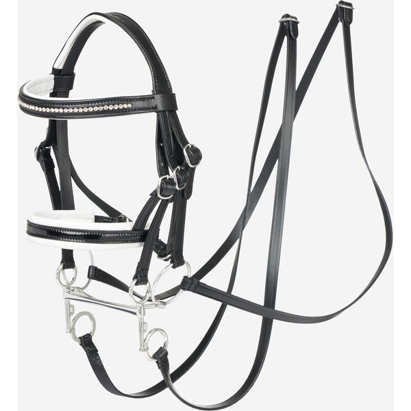 LeMieux Hobby Horse Double Bridle Trense - black