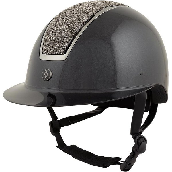 BR Reithelm Omega Glamourous Glossy - black/gunmetal, Größe 58-60