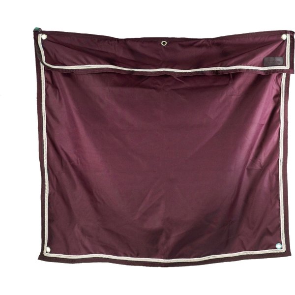 Kentucky Horsewear Boxenwandvorhang Wasserdicht Classic Kurz 135x125cm - bordeaux