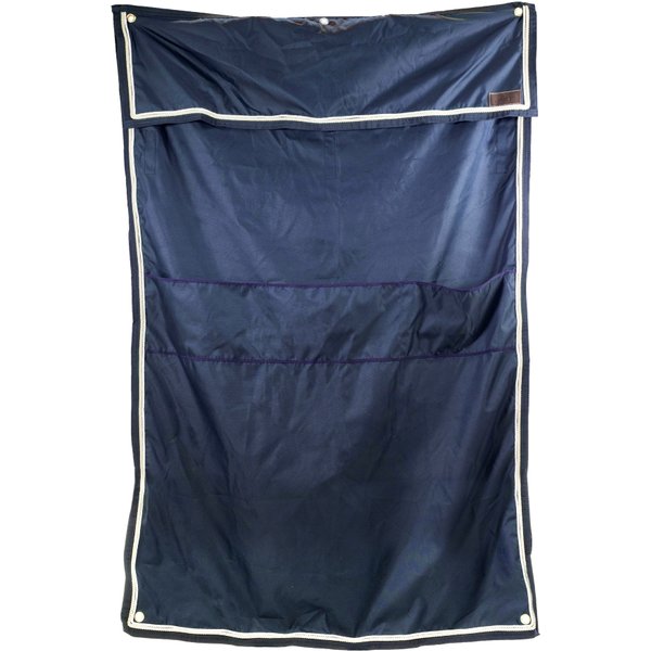 Kentucky Horsewear Boxenwandvorhang wasserdicht classic mit Taschen 135x200cm - navy