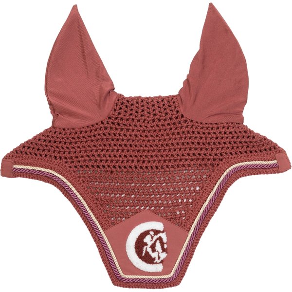 Kentucky Horsewear Fliegenohren Wellington 3D Logo - fuchsia, Größe Full