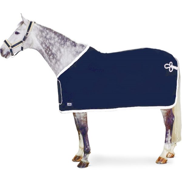 Eskadron New Basic Fleece Abschwitzdecke BIB 0 g - nachtblau, Größe 125
