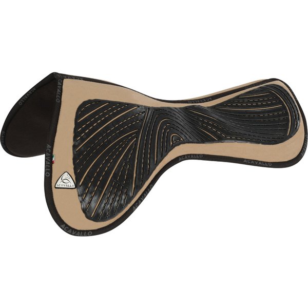 Acavallo Close Contact Gel & Memory Foam Half Pad - sand, Größe M