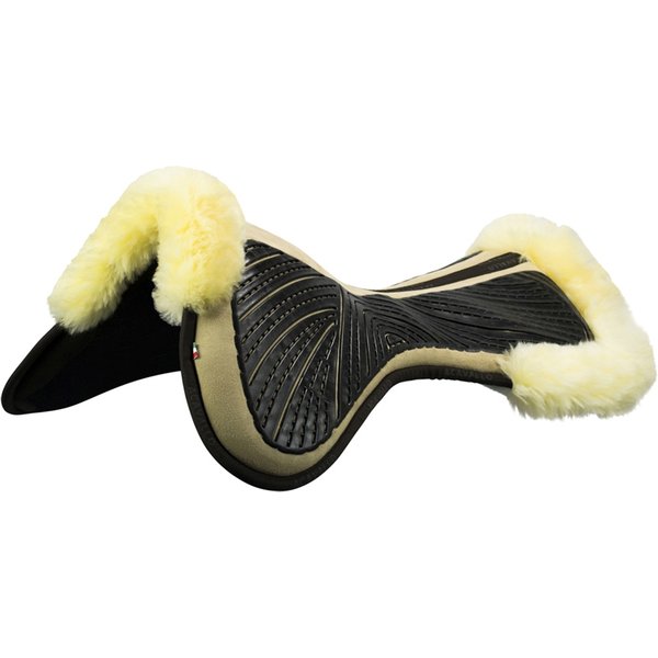 Acavallo CC Gel & Memory Foam Half Pad Lammfell - sand/natural