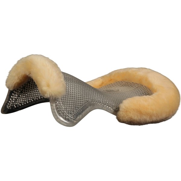 Acavallo Gelpad Therapeutic 1/2 Lammfellrand - transparent/natural, Größe M