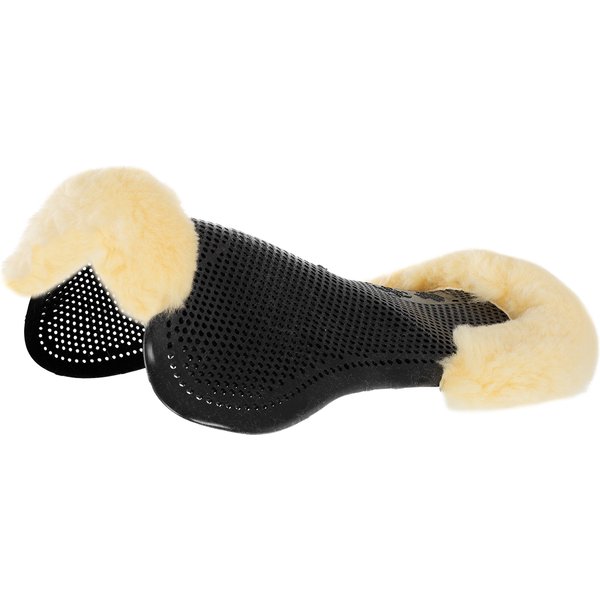 Acavallo Gelpad Therapeutic 1/2 Lammfellrand Pony - black/natural