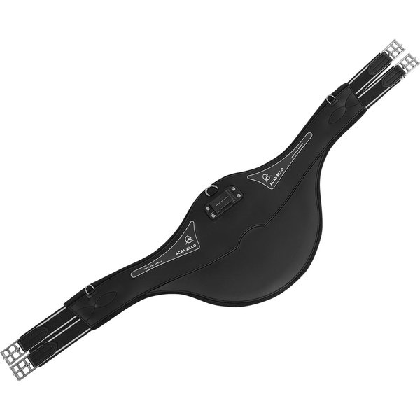 Acavallo Stollenschutzgurt Anatomic PVC + Gel - schwarz, Größe 115