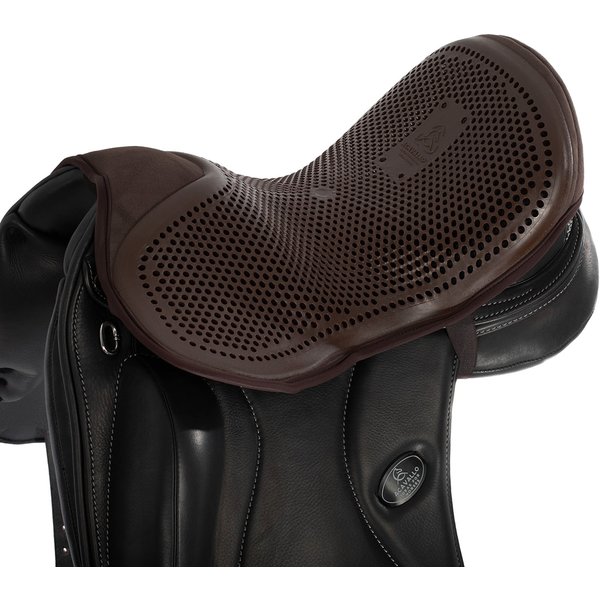 Acavallo Sattelsitzkissen Dressur Gel Out 10mm - braun, Größe M